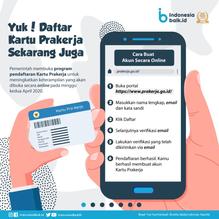 Cara daftar kartu prakerja 2024 di hp cukup siapkan nik dan kk