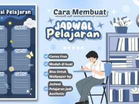 Contoh Template Jadwal Pelajaran dan Cara Editnya via HP Dengan Mudah