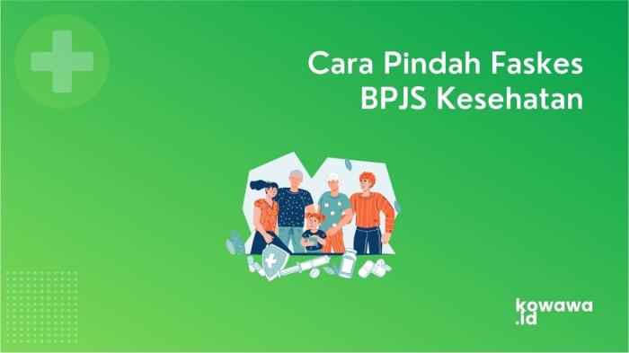 Cara pindah faskes bpjs kesehatan online dan offline