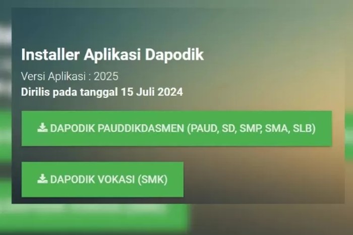 Resmi dirilis begini cara install aplikasi dapodik 2025