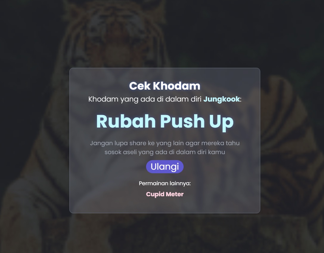 Viral! Link Cek Khodam Online dan Cara Ikutan Trendnya