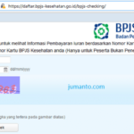 Cara cek tunggakan iuran bpjs kesehatan online lewat hp